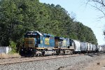 CSX 8881 leads train F741-22 southbound